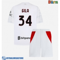 Fotballdrakt Barn AC Milan Mario Gila #34 Bortedraktsett 2026-27 Kortermet (+ Korte bukser)